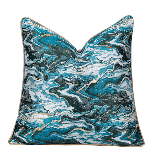 American light luxury style mountain texture simple pillow cushion living room sofa luxury backrest pillow cover does not contain core