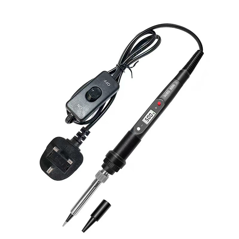 80W de calor interno Pantalla Digital eléctrica soldador temperatura ajustable 908s multímetro traje de combinación herramientas de reparación de soldadura eléctrica pluma de soldadura de hierro