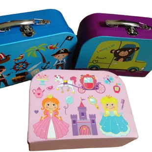 Export Color Cardboard Portable Box Cartoon Toy Packaging Box Baby Clothing Color Printing Storage Box