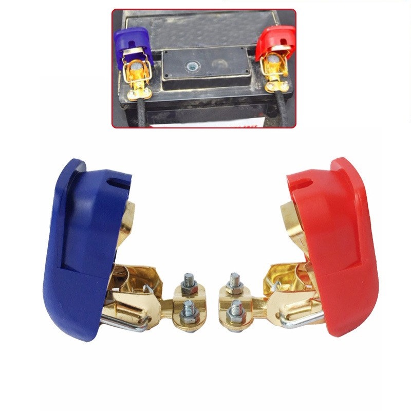 Battery Power-off Protection Pile Head, Battery Clip, Quick Disassembly Battery Card Head, Pure Copper Card Head