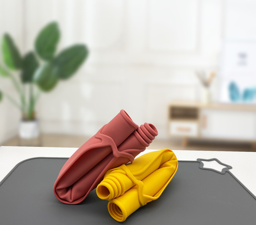 Nordic ins style solid color silicone placemat children's food grade silicone placemat non-slip high temperature resistant heat insulation mat