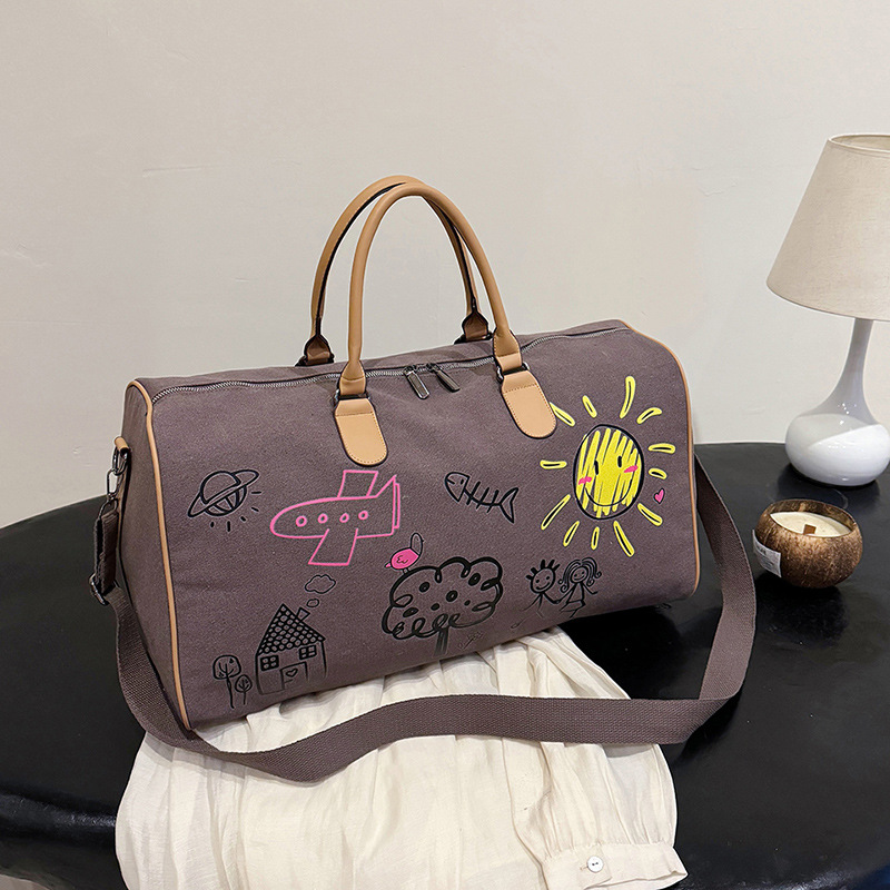 Capacious sports travel bag