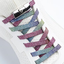 F 55091 Metal Capsule Elastic Shoelaces ��ϵЬ���� ����