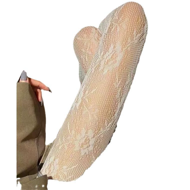 Колготки с кружевной основой в стиле лолита, сексуальные чулки, one size 70–150 фунтов