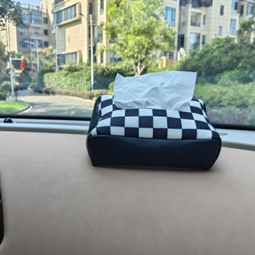 Car Interior Tissue Box, Rear Seat Tissue Packaging, Decorative Tissue Bag, Car Tissue Box, In-Car Tissue Holder