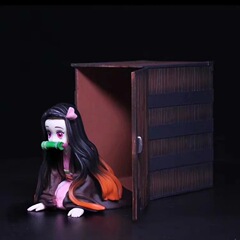 鬼灭之刃 灶门 出箱名场面手办 动漫周边模型摆件