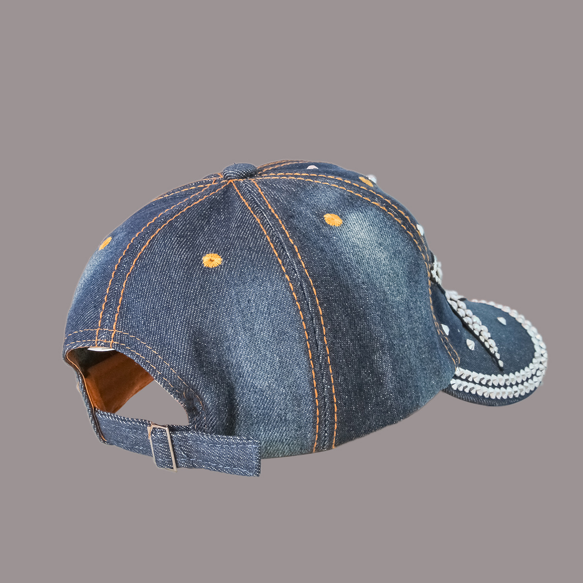 Diamond Design Korean Style Style Fashion Five-pointed Star Sunshade Sunscreen Wide Brim Cap Wholesale