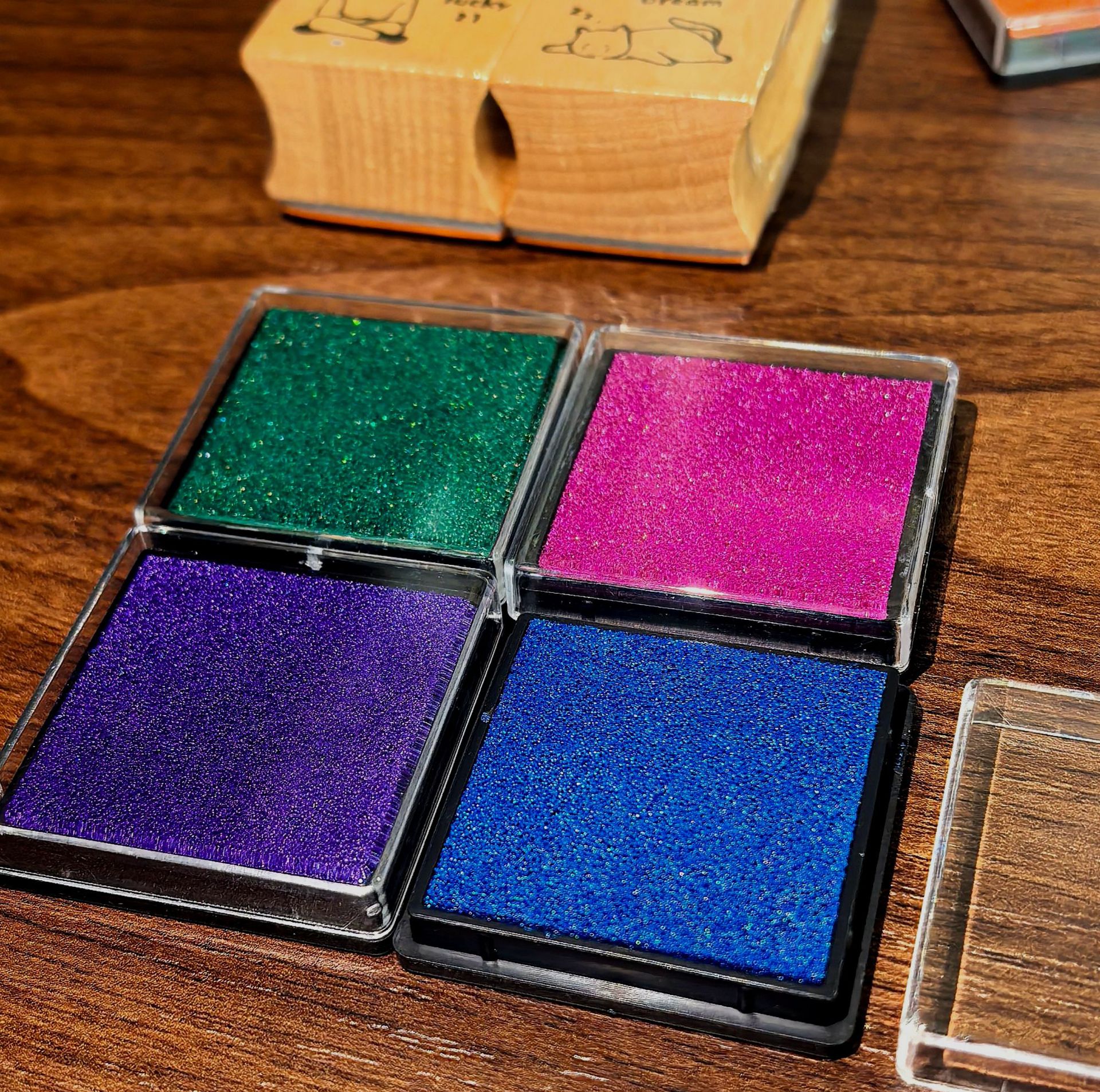 ��⸴��ӡ���ͯ����DIYͿѻ����ӡ̨ӡ��4*4���˷���Сӡ̨