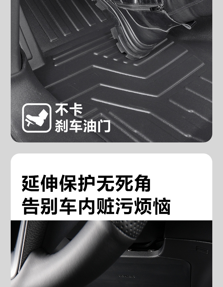 Suitable for Toyota Corolla models 14-26, full coverage interior modification accessories, waterproof TPE car floor mats
