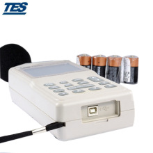 台湾泰仕TES1358C数字噪音仪工业噪音频谱分析仪声级计分贝仪正品