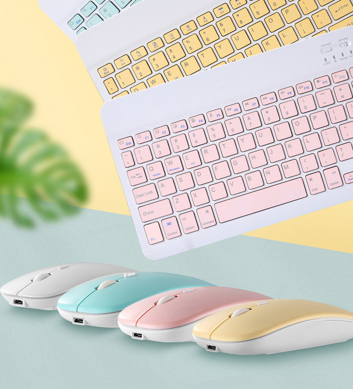 Suitable for Samsung Touch Apple Ipad2020 Wireless Bluetooth Keyboard Huawei M6 Wireless Bluetooth Keyboard and Mouse
