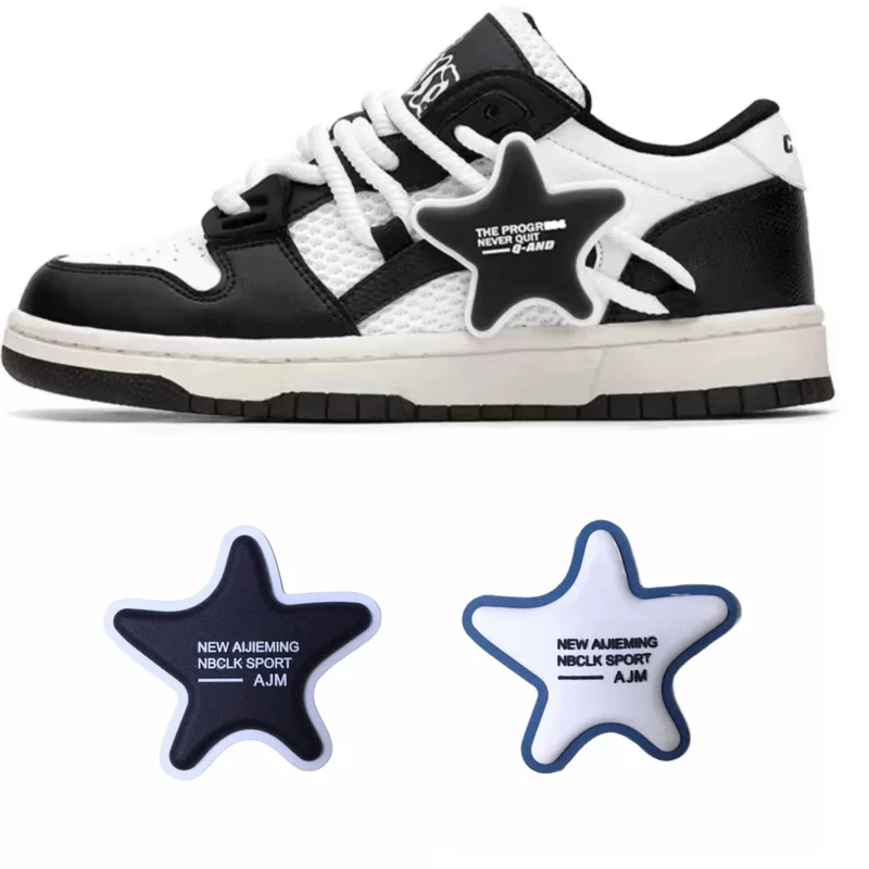 Sneakers, pendant, geometric shoelace buckle, accessories
