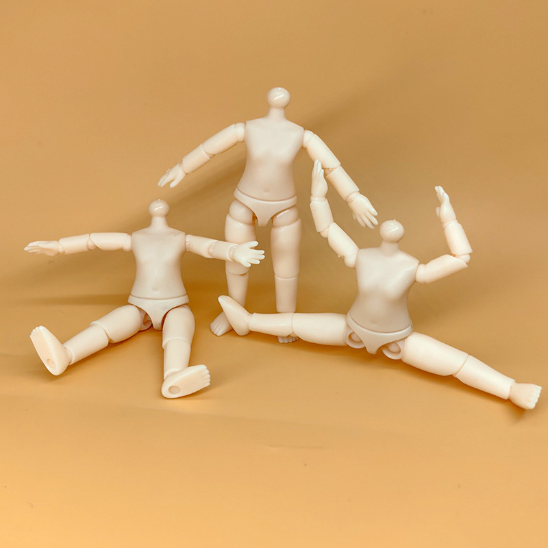 13cm 4inchbjd 素体交換用ドール 9.5cm ボディ可動ドール メイク変更可能 BJD プリンセスアクセサリー人形|undefined