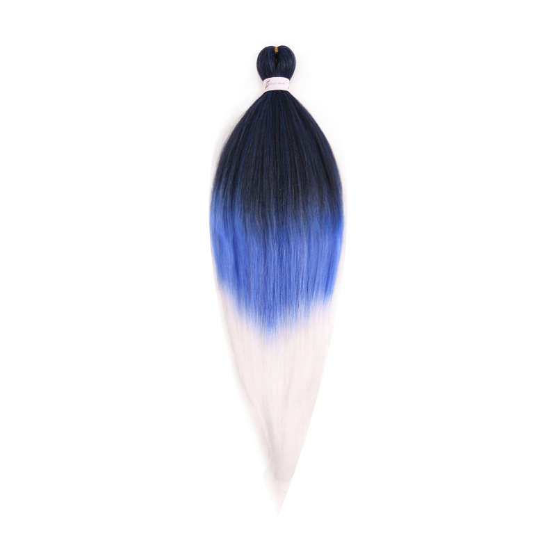 EZ Trenza PVC ignífugo a baja temperatura fibra multicolor flojo gran ganchillo de trenza fábrica de cabello recto un cabello