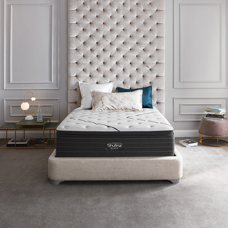 mattress酒店床垫凝胶记忆棉天然乳胶新钛气独立袋双层弹簧可定制|ru