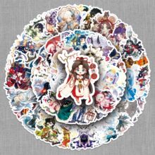 50张Q版阴阳师贴纸游戏卡通角色创意防水装饰DIY保温杯耳机壳贴纸