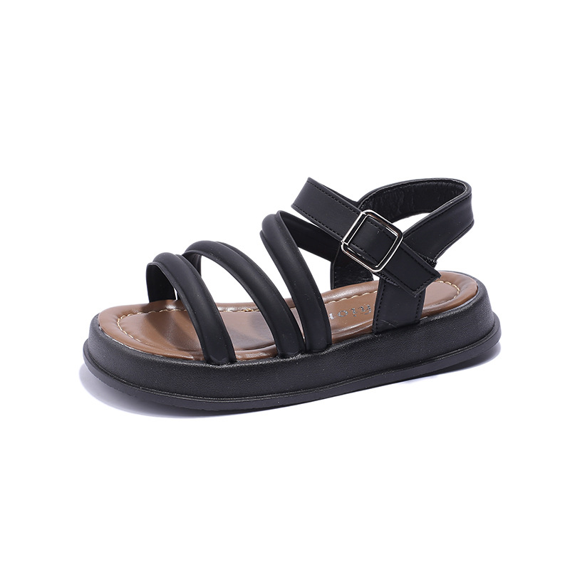 Zapatos para niñas sandalias romanas para niños verano 2025 nuevos zapatos de playa para niños de tamaño mediano y grande zapatos de moda princesa para niñas image 8