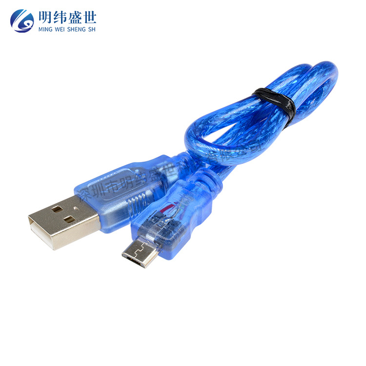 30cm Micro USB线 18650锂电池扩展板配线 移动电源扩展板配线