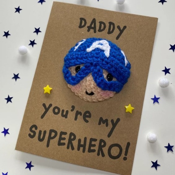 【완제품】아버지의 날 축하 카드 슈퍼맨