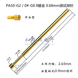 0#僽�ƽ�^�PA50-G2/0#-G0.9ƽ�^ 0.68mm�yԇ̽�16mm�L 荿�0.9