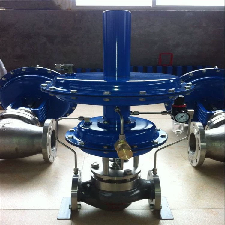 ZZYVP автономный регулирующий клапан давления с командным операциям, азотовый уплотнительный клапан регулирования давления, клапан регулирования давления из нержавеющей стали