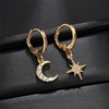 Brand asymmetrical universal earrings