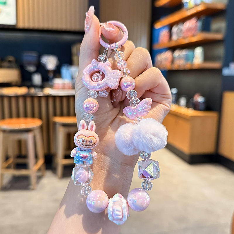 Bubble Matrabu bolso de cadena de teléfono móvil colgando llaveros novia de Navidad