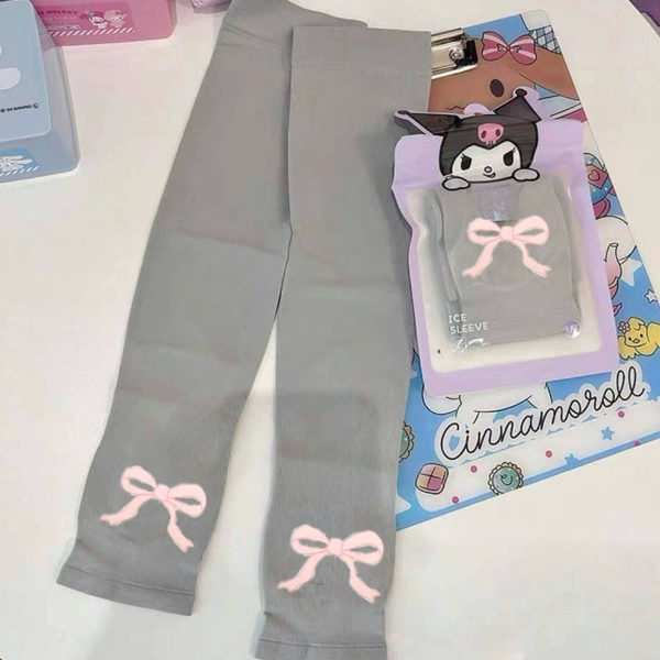 Protection sleeve with bow, sun protection