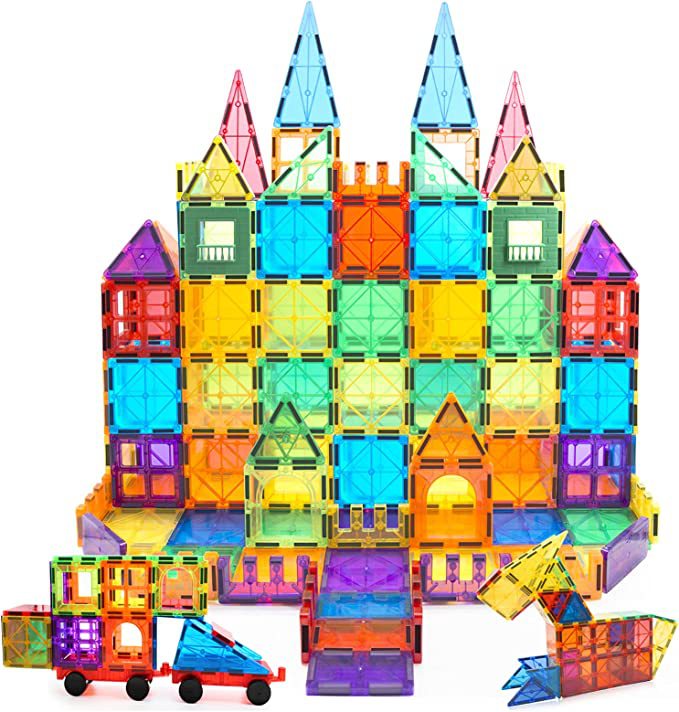 Magnetic constructor, rainbow smart toy for boys