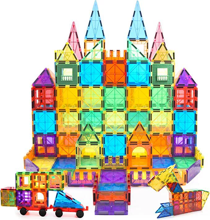 Magnetic constructor, rainbow smart toy for boys