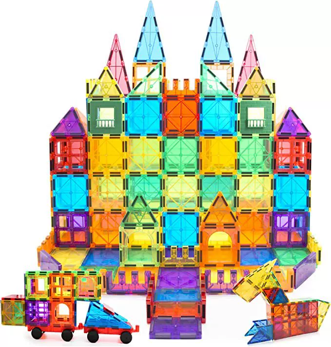 Magnetic constructor, rainbow smart toy for boys