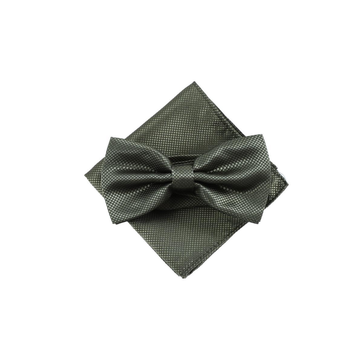 Nuevo color sólido moda simple vestido arco e-commerce fiesta boda color sólido cuadros finos pajarita pañuelo traje