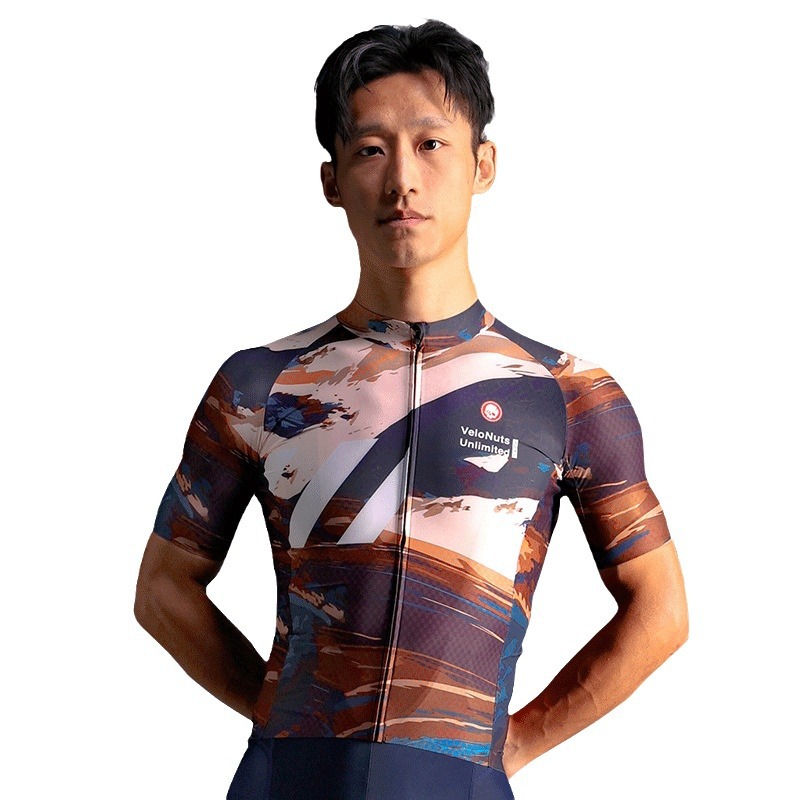 VNS Little Skull "Wanxiang" Medici Männer Kuerzärm Top Strooss Vëlosanzug Atmungsaktiv Summer_voghion.com