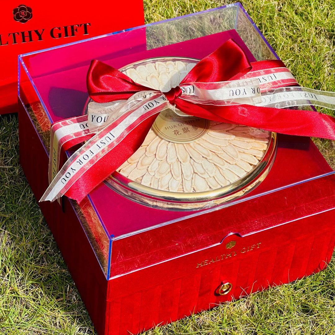 American Ginseng Gift Box 200g Premium Herbal Set with Dendrobium Deer Antler and Red Ginseng for Elders details