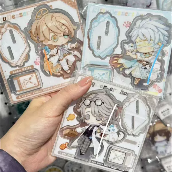 Identity V Acrylic Double-Inserted Figure of Prisoner, Prophet, and Undertaker Desktop Ornaments as Gifts for Friends and Besties