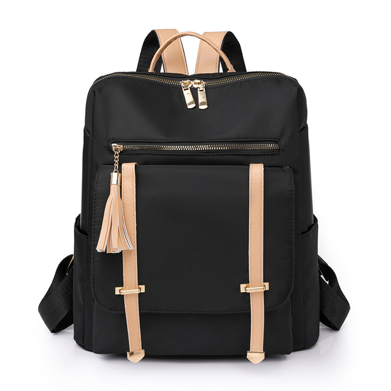 2023 nueva mochila de nailon para mujer coreana, mochila de viaje al aire libre de gran capacidad de moda, mochila escolar al por mayor