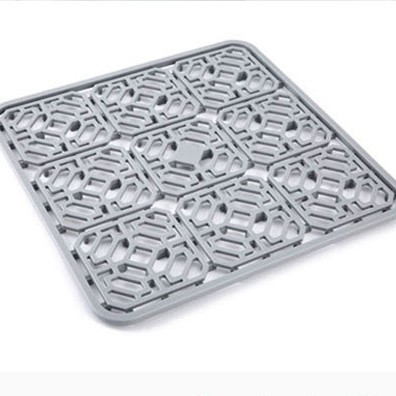 Estera de drenaje multiusos de silicona estera de protección del fregadero de la cocina estera anti-caída Pantalla de filtro estera de aislamiento antideslizante