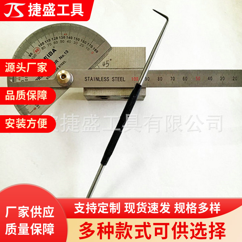 厂家供应双头划线针出口品质划针镀镍瓷砖划线笔形划针合金划线笔