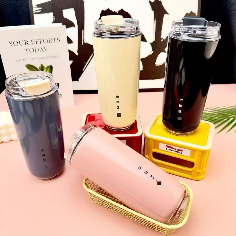 现货【斯M格家】SEMg食品级不锈钢随行杯ins咖啡杯保温杯|undefined