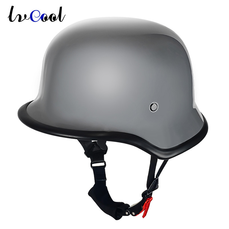 Casco retro certificado 3C, casco de soldado alemán, casco de motocicleta, casco de seguridad para vehículos eléctricos