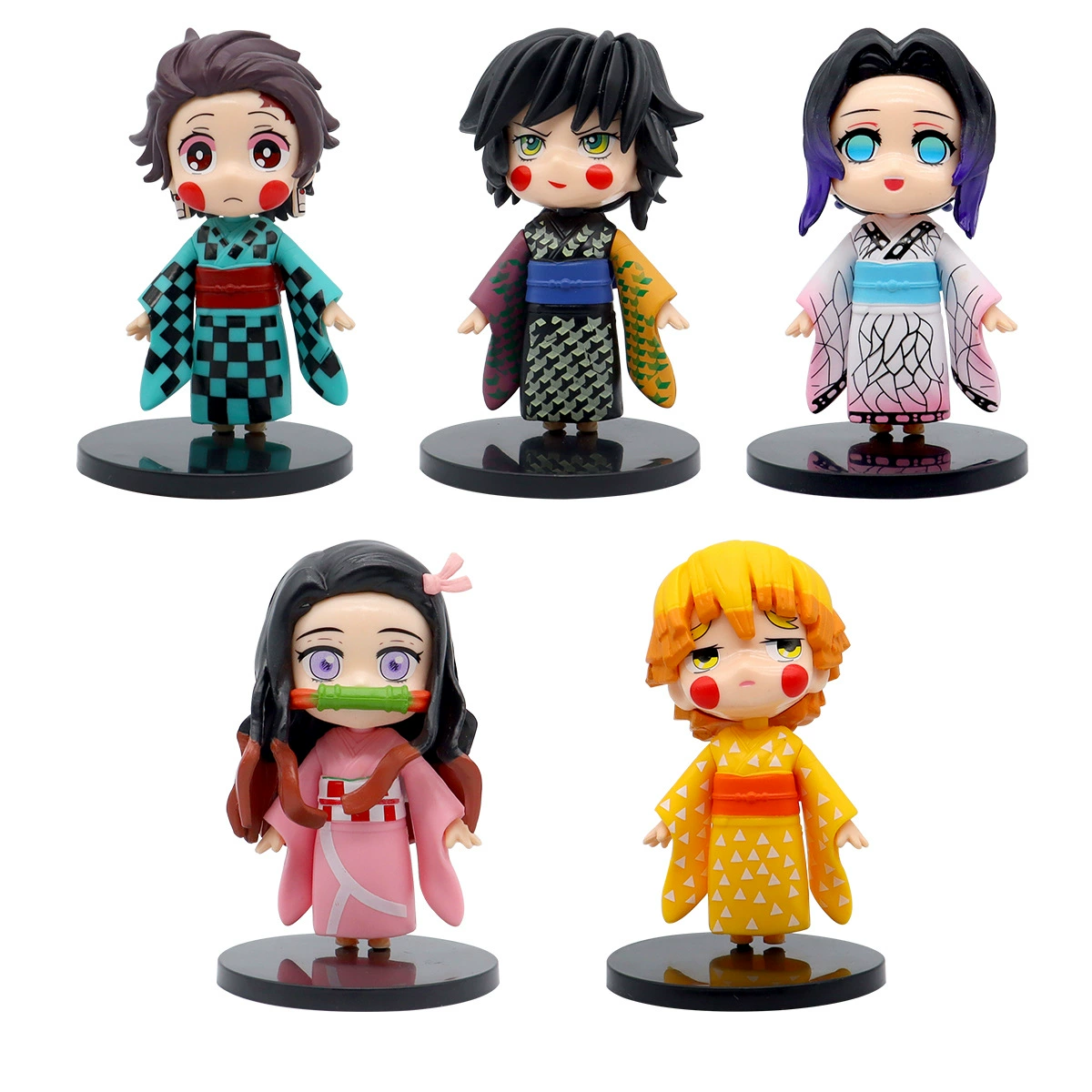 Кроссбордер-аниме Q-версия стоящее кимоно Demon Slayer: Kimetsu no Yaiba кукла Танџиро Ядоуци игрушка-талисман Донор-Сляр