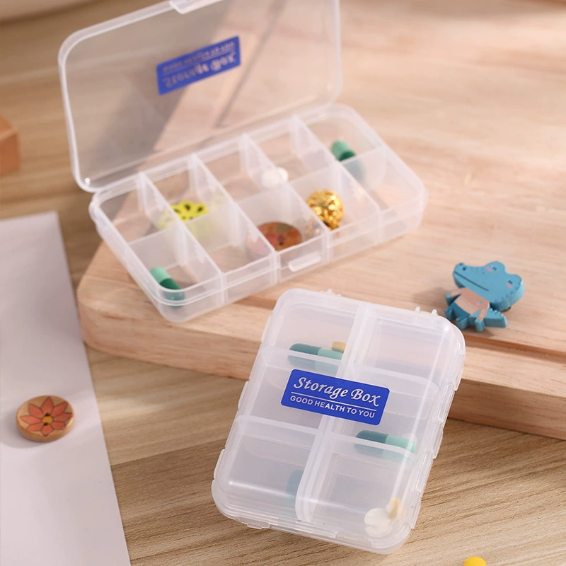 Портативная Съемная 10-сеточная аптечка с 12 сетками Портативная Складная небольшая аптечка упаковка пластиковая дорожная коробка для хранения лекарств