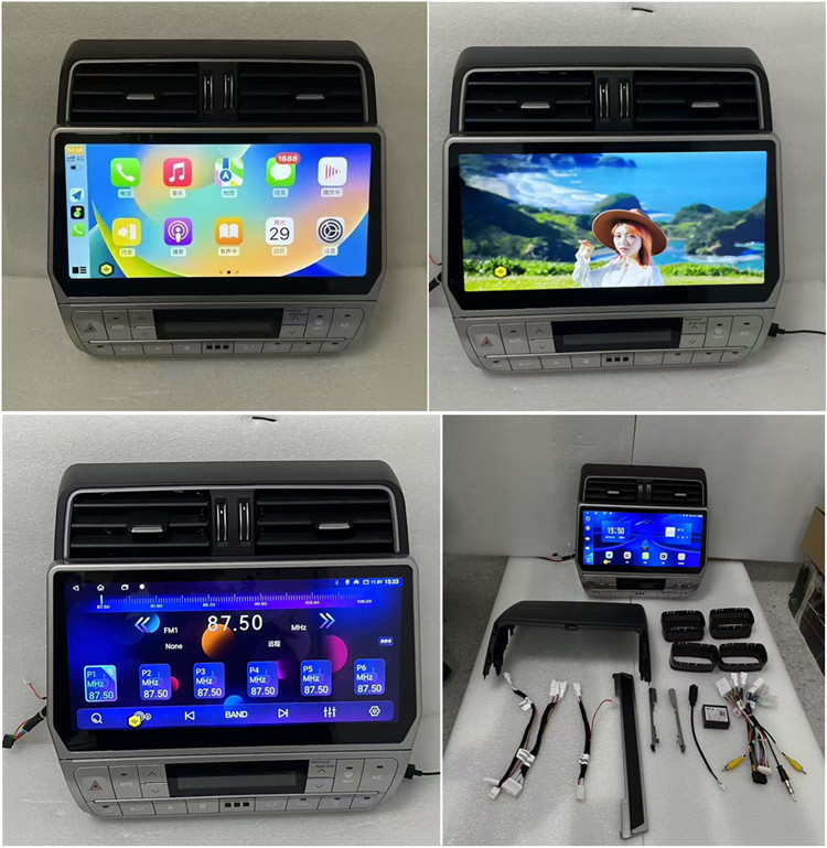 10-17 Toyota Prado models upgraded to the 18 model with large-screen navigation and 360-degree panoramic integrated system