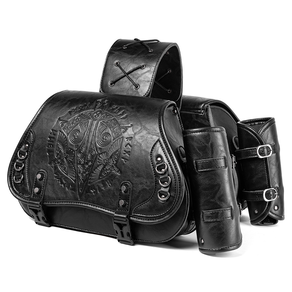 Ha Lei – Harley Modified Side Bag Motosiklet ləvazimatları və aksesuarları - fbg475bk-pair