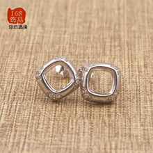 S925�y��肶�ᔿ��� 6mm ����Ƕ����Ȼ������Ϟ����ˮ�����DIY