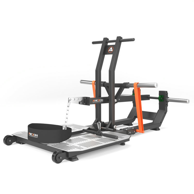 Hacker Squat máquina de fuerza comercial gimnasio equipo de ejercicios estudio de educación privada cadera pierna entrenador de puente de cadera