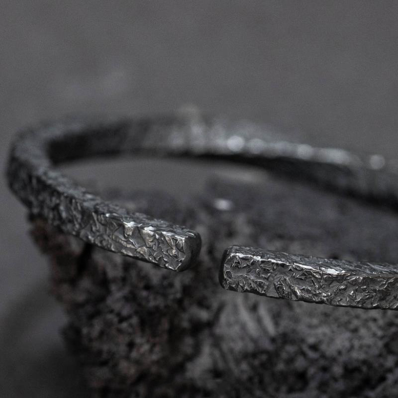 Solid Color Pattern Men'S Gender Retro Solid Color Copper Plating Men'S Bangle Men Cuff & Bangle