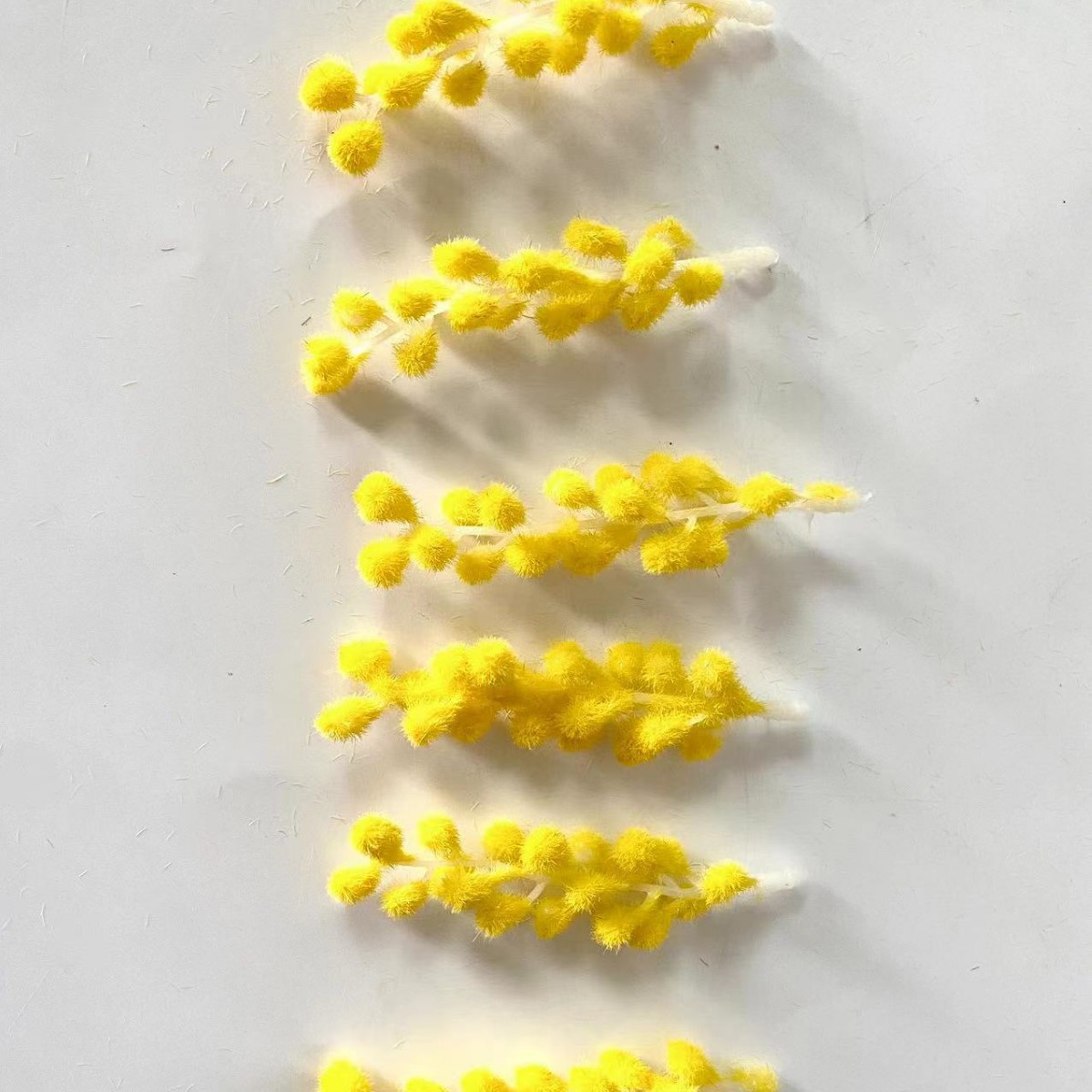 工場直販の造花アカシア、半完成品の花頭、DIY手工芸品、卸売、家の装飾と美化