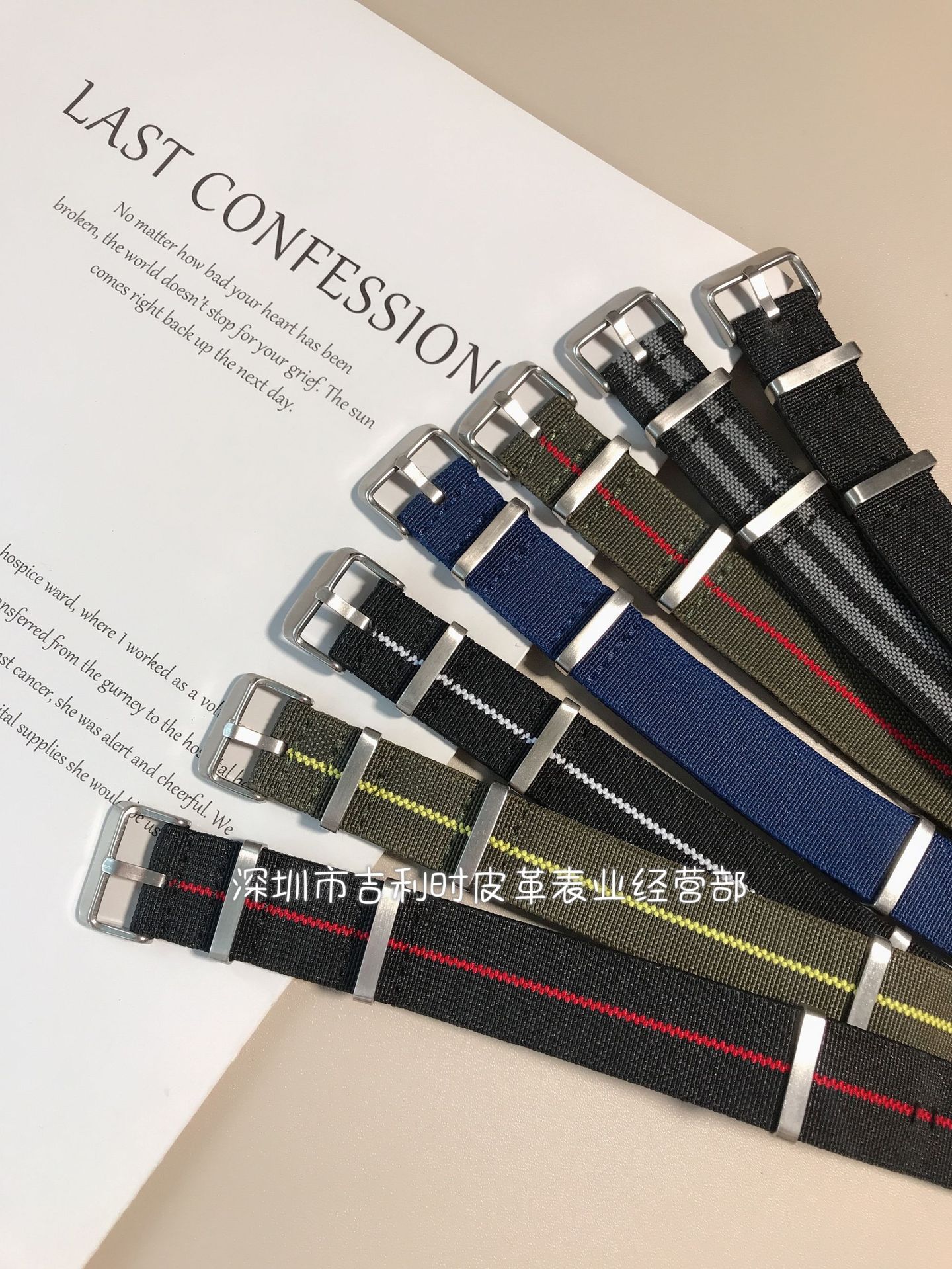 NATO Miniscan High Stretch Nylon Strap NATO Casual Canvas Strap