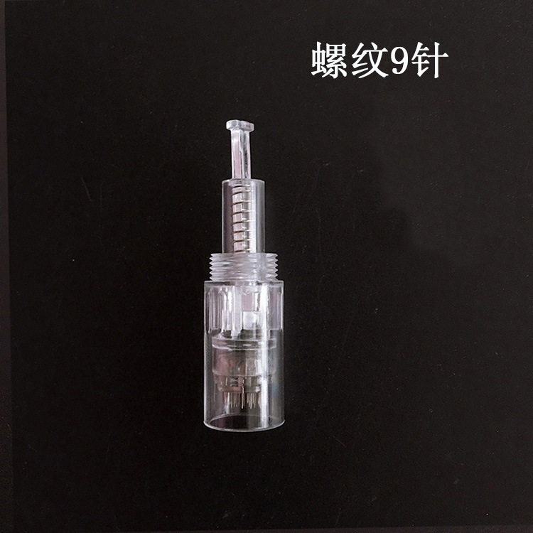 Microneedle eléctrico aguja nano chip microcrystal cabeza importación medio germen capa lanzadera aguja hilo bayoneta 12 pin cristal redondo